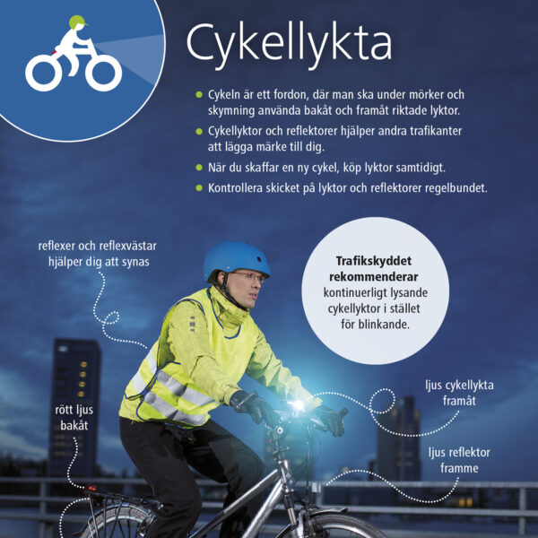 Cykellykta infokort